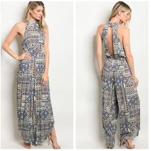 NAVY IVORY JUMPSUIT NEW
